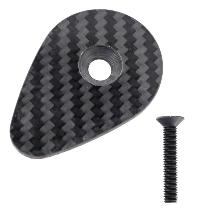 Carbon Fiber Headset Top Cap Bike Headset Stem Cap with Screws for F12 Bike Handlebar Repair Parts Cycling Accessories