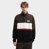 FILA Original Fashion Classic Retro Sports Style Casual Trendy Striped Color Block Comfortable Versatile Half-Zip Loose Sweatshirt F11M619211FBN