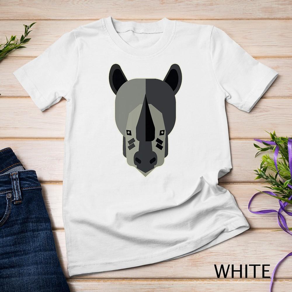 

Low Poly Rhino or Rhinoceros Head Unisex T-shirt 3XL