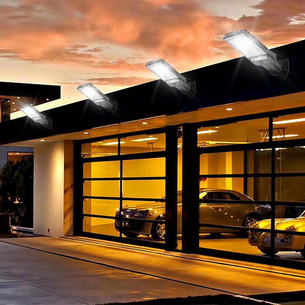 200w Solar Led Street Wall Light Energy Saving High Brightness Pir Motion Sensor Outdoor Remote Control Lamp