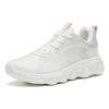 New Anta Sheepskin Slip Resistant, Abrasion Resistant, Lightweight, Rebound Low Top Running Shoes Women's White Green 122245574-2