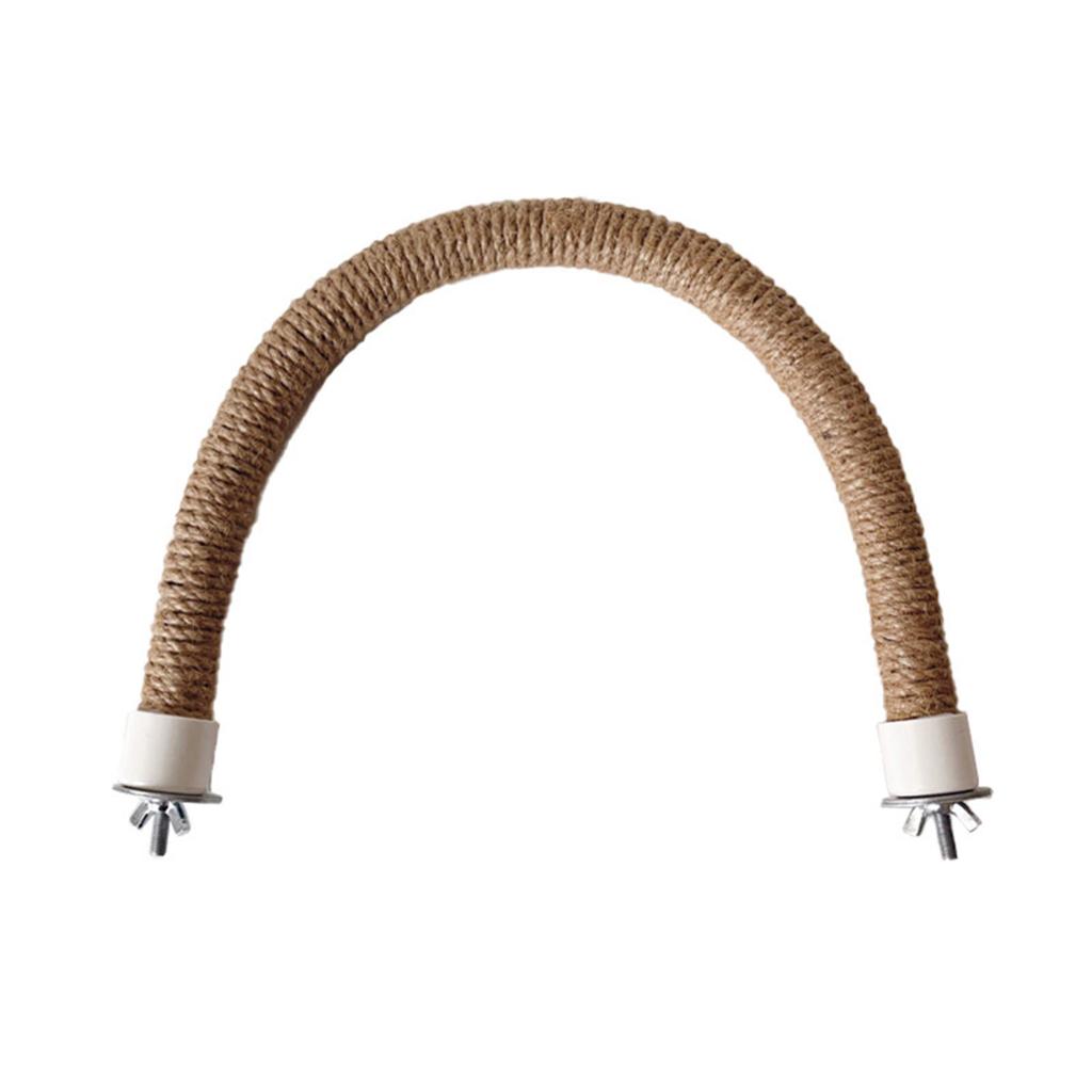 Parrots Grinding Scratchers Perch Cage Mount Bird Stand Cage Toy Rod Swing Rack Toy Grinding Perch Supplies