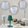 Crystal Desktop Lamp Epoxy Resin Mold DIY Table Lampshade Silicone Mold Warm White Light Sheet Pen Holder Mould
