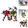Lustiger und umweltfreundlicher Spider-Man Dr. Oktopus Transformers Mecha Wars Bausteine für Kinder