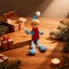 Christmas Elf Silicone Doll Ornament - Festive Atmosphere Bookshelf Decoration