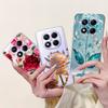 For Xiaomi Redmi Note 14 Pro Plus Case Cute Strawberry Love Heart Soft Silicone Clear Cover For Redmi Note 14 Pro 5G Global Etui