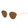 Metal Blacks Sun Glasses Trendy Fashion Uv400 protection Geometric Women Sunglasses