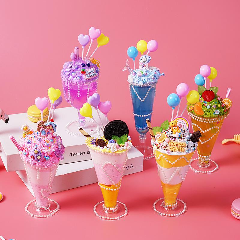 

Kids DIY Ice Cream Cone Toy Set - Creative Dessert Simulation