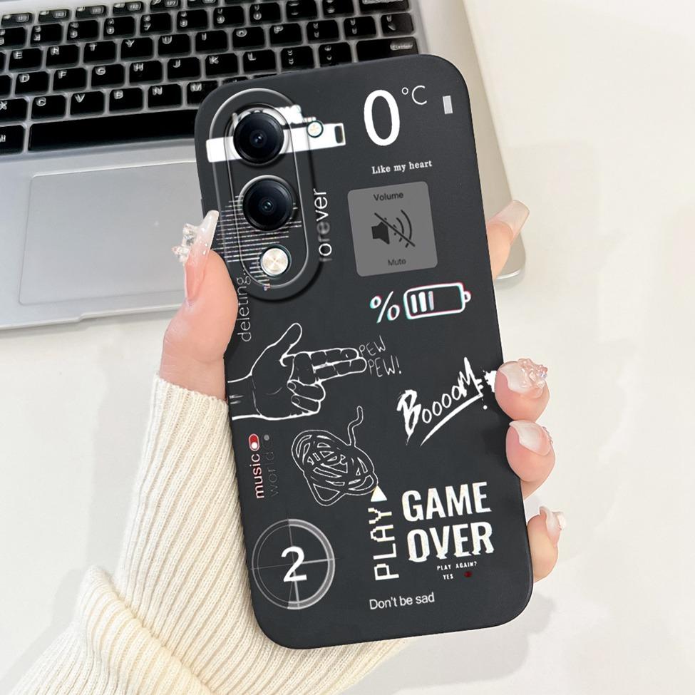 

6.74 For Vivo Y04 Case Cover Fashion Luxury Cute Cartoon Funny Cool Shockproof Silicone Bumper Funda For Y04 Vivo Y 04 Casing Vivo Y04