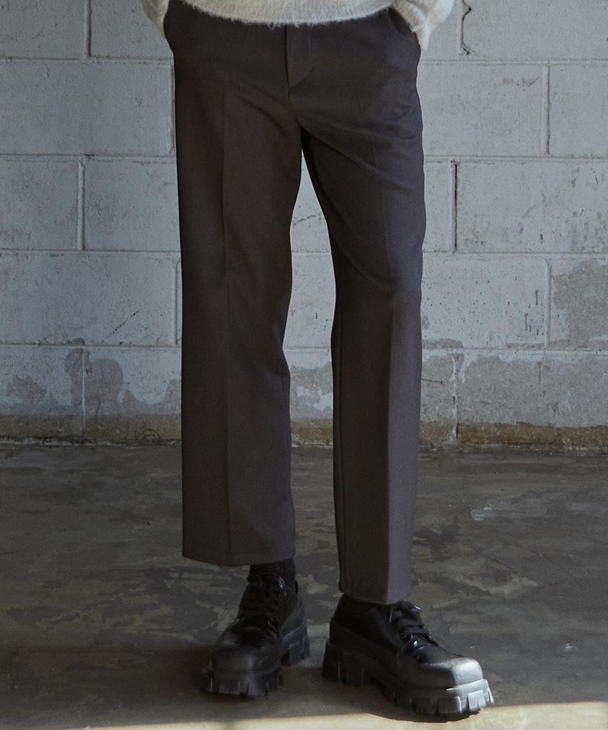 NODU Simple Slacks [Charcoal]