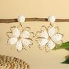Weaving Flower Earrings For Women, Niche Flower Petals Bohemian Vacation Style Jewelry Gift