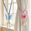 2PCS Creative Pearl Curtain Buckle Artificial Pearl Curtain Rope Curtain Binding  Home Decor