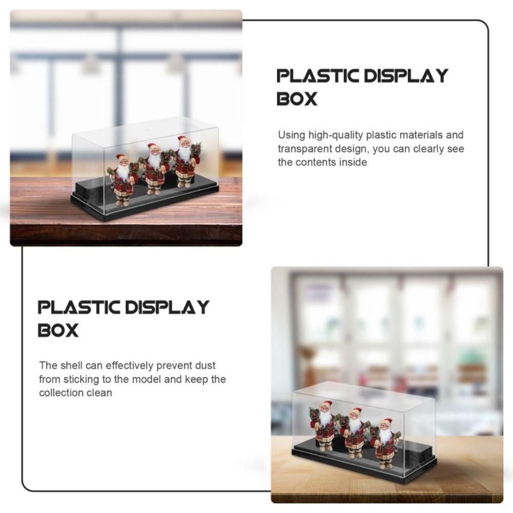 Transparent Model Display Case Countertop Box Action Figures Organizer  Building Blocks