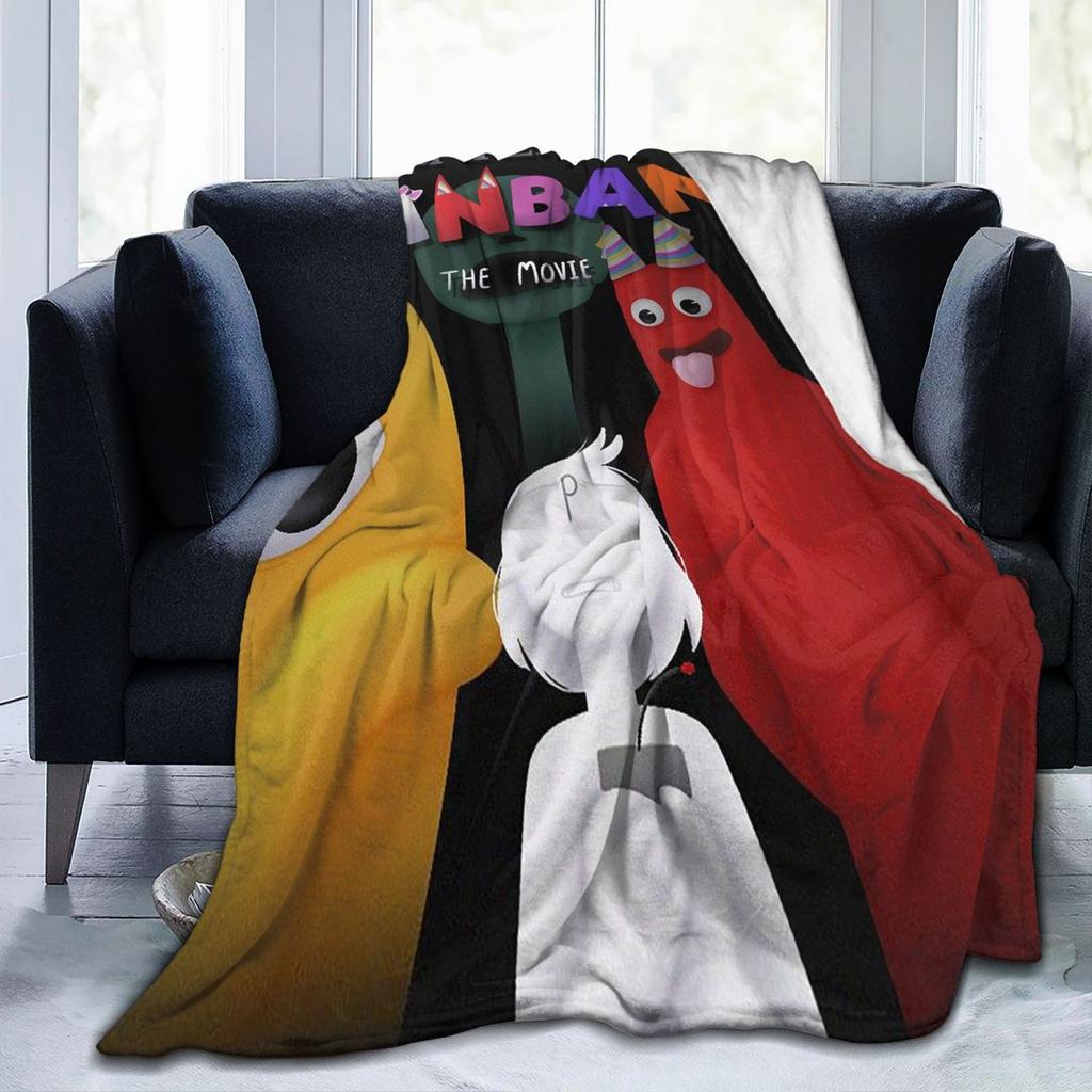 Cartoon Garten Of Banban Blanket Fleece Sofa Throw Blanket Portable Throw Blankets for Bedding Travel Throws Bedspread Quilt
