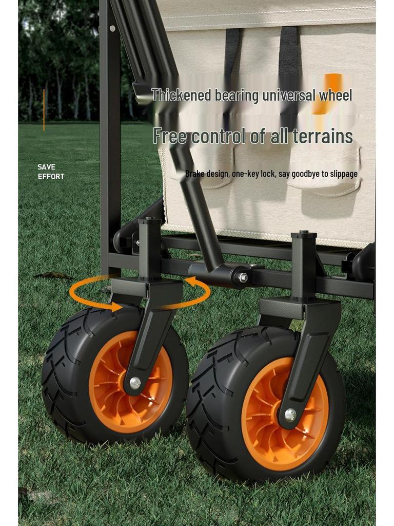 Tragbarer Falt-Campingwagen für Outdoor-Picknick- und Camping-Abenteuer