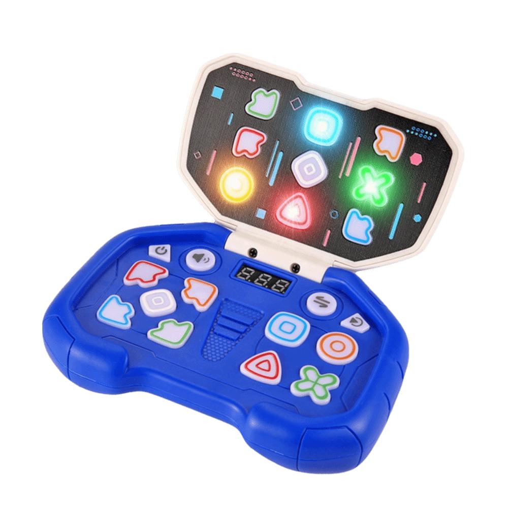 Flip Design Training Game Machine Flashing Lights Rhythm Dance Game Rhythm Master  Stress Relief синий