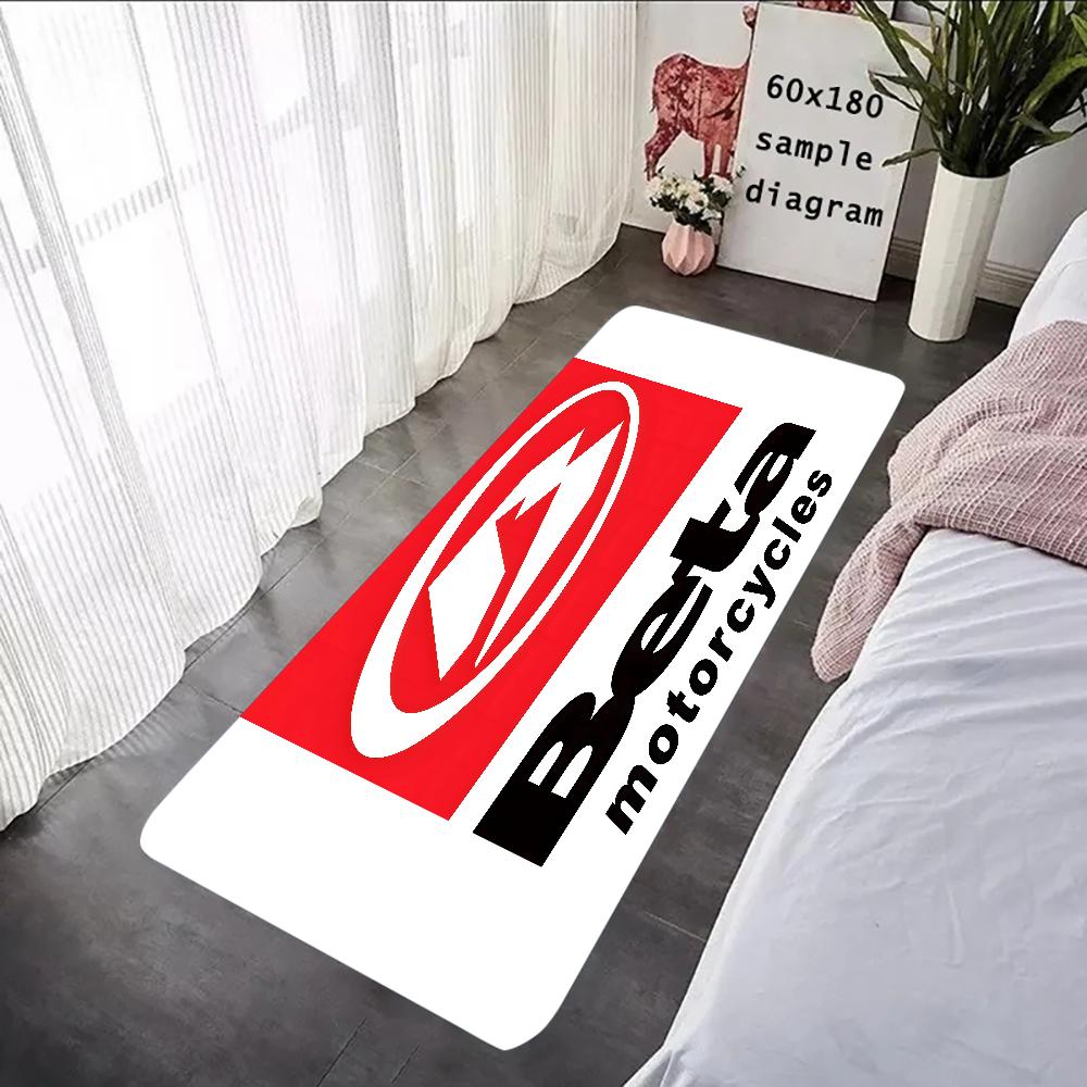 

B-Beta-Racing Floor Mat Graphic Printed Flannel Doormats for Bathroom Kitchen Entrance Carpet Home Decor 40x60cm