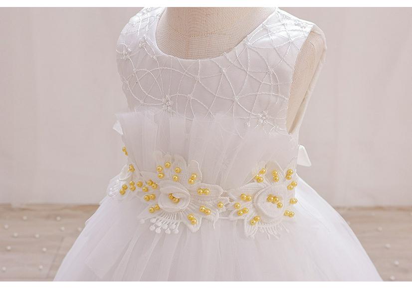 Girls' Embroidered Formal Dresses: Infant & Toddler Mesh Puffy Skirts, Princess Style