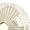 Portable Clip on Fan Desktop Adjustable Head Lightweight with Night Light Mini Desk for Golf