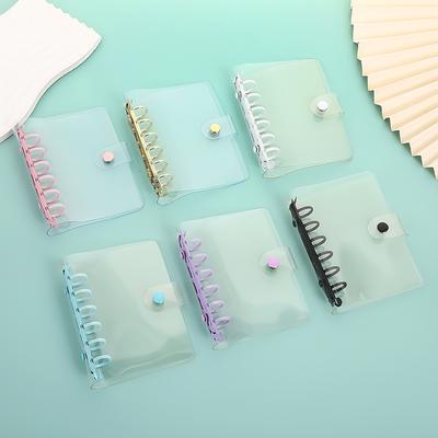 A7 Colorful DIY Binder Photocards Collect Loose Leaf Notebook Refill Spiral Binder Inner Page Diary Agenda Planne