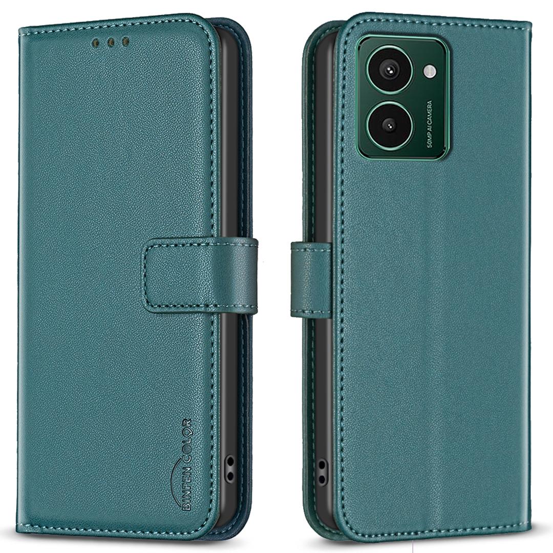 

BINFEN COLOR BF17 For HMD Pulse+ Case PU Leather Wallet Cover Stand View C