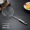 Large Stainless Steel Long-Handled Ladle & Skimmer for Hot Pot, Fried Food, and Noodle Straining