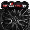 4pcs Car Wheel Stickers 56mm Auto Center Hub Cap Decal For Toyota Gazoo Racing TRD Corolla Yaris Chr Auris Rav4 Prius Prado