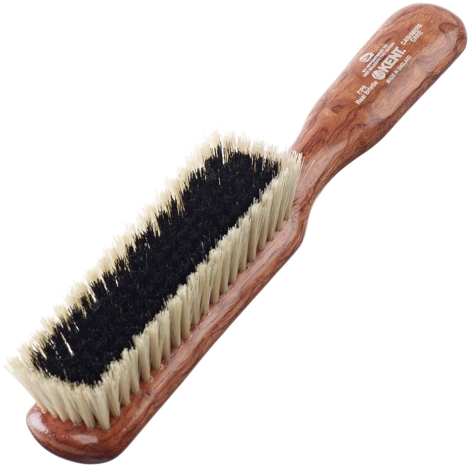 

GB KENT Cashmere Boar Bristle Clothes Royal Warrant CP6 brush sold Brush, Holder, (Cleaning separately) белый
