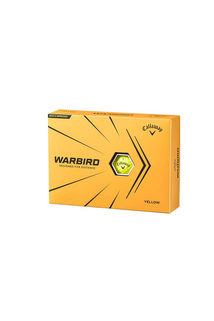 Callaway WARBIRD YLW 2021 Golf Balls, 1 Dozen (12 Balls), 2-Piece Yellow