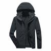 Outdoor Jacket Men's Three-in-one Waterproof and Windbreaker Removable Thickened Autumn and Winter Mountaineering Jacket Women