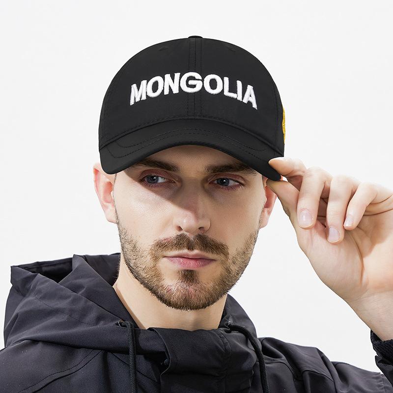 Short-brimmed Quick-drying Baseball Hats for Men and Women with Embroidered Letters Outdoor Sunshade and Sun Protection Hats