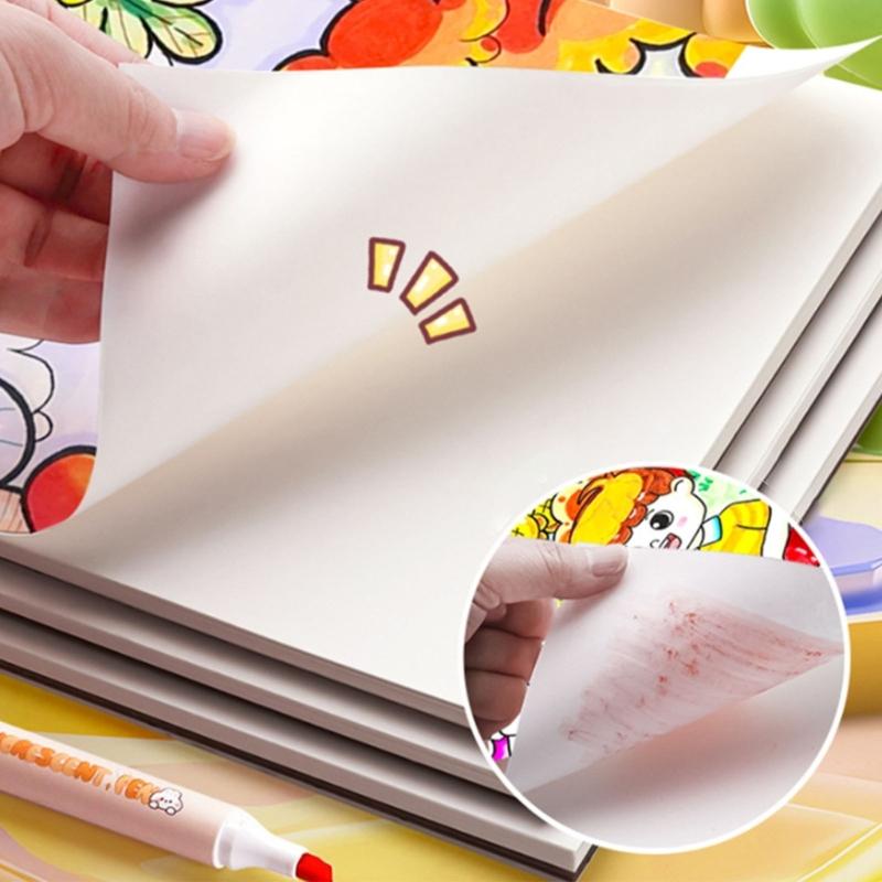 4 Pack Blank Sketchbook Set 50 Pages Each Thick Friendly Paper For Coloring Pencils Artists Students Craft Projects