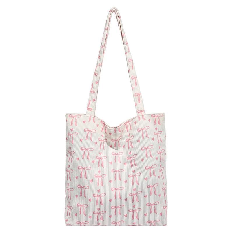 Nylon Butterfly Knot Tote Bag For Women With Large Capacity And Urban Style