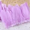 Goose Feather Trimming Wedding Party Decoration Tassel Clothes Tassel Feather Diy Color Feather Ribbon Worker