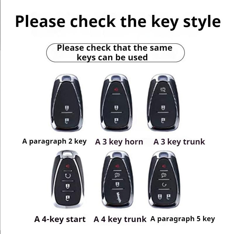 Zinc Alloy Car Flip Key Case Cover Shell Bag For Chevrolet Cruze Aveo Trax Sail Malibu Captiva Prism Spark Protector Accessories
