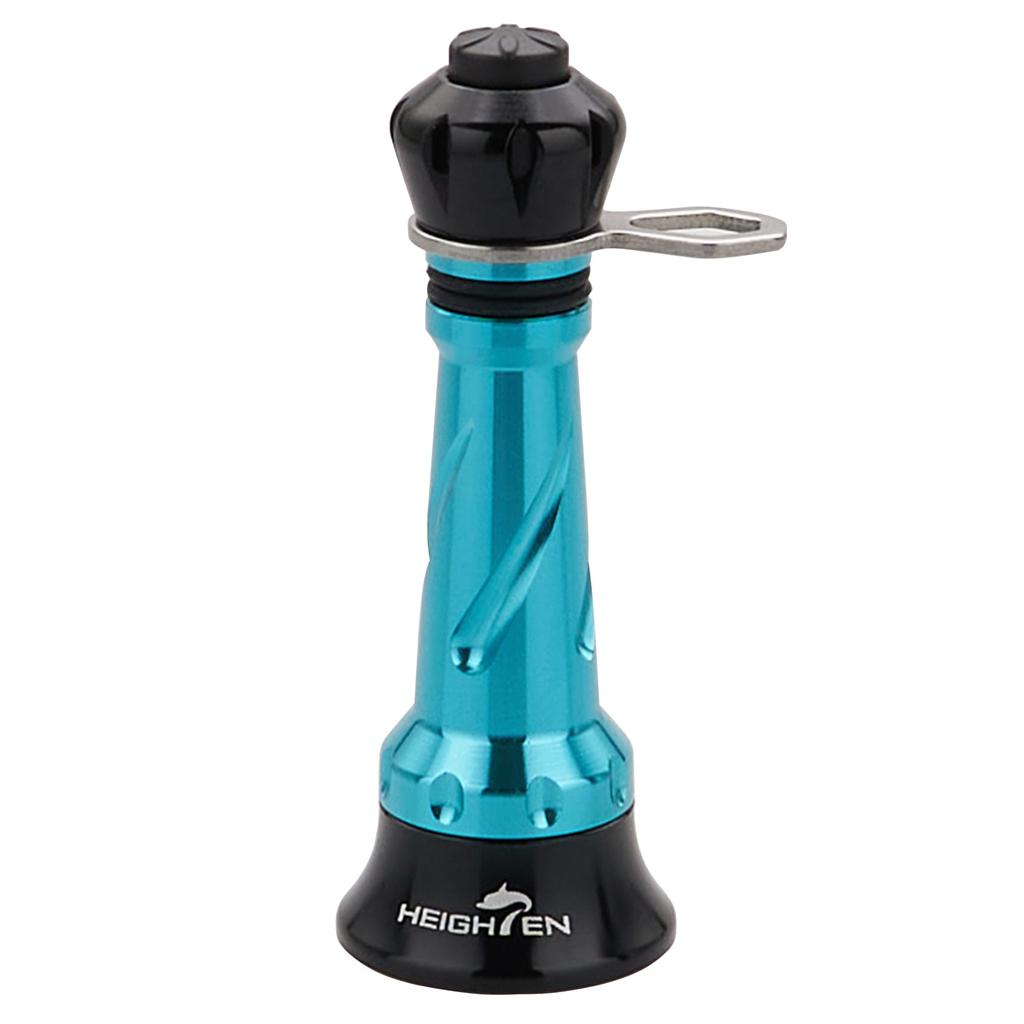 HEIGHTEN Reel Stand be Shimano Daiwa Spinning Reel Universal Luminous Hook Keeper Line Stopper 38/48mm "Cannot folded" (SHIMANO) (DAIWA) (Turquoise &