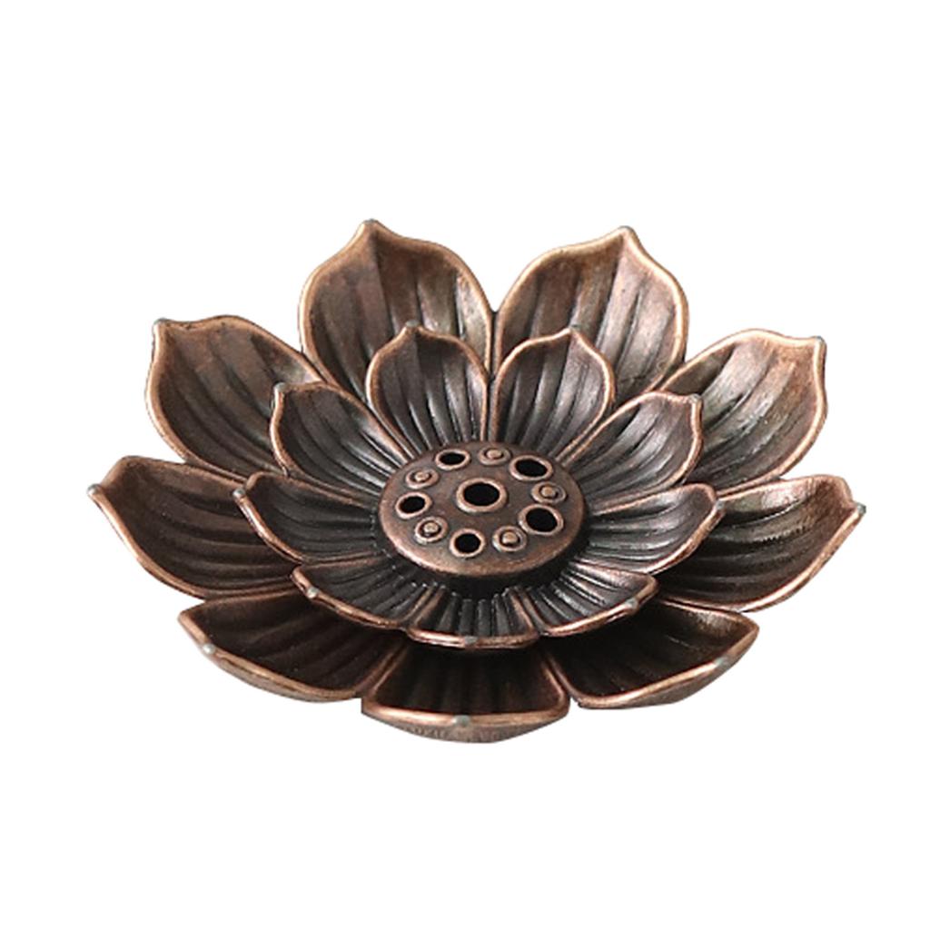 Alloy Incense Burner Stick Holder Line Incense Plate Sandalwood Coil Base Home Decor