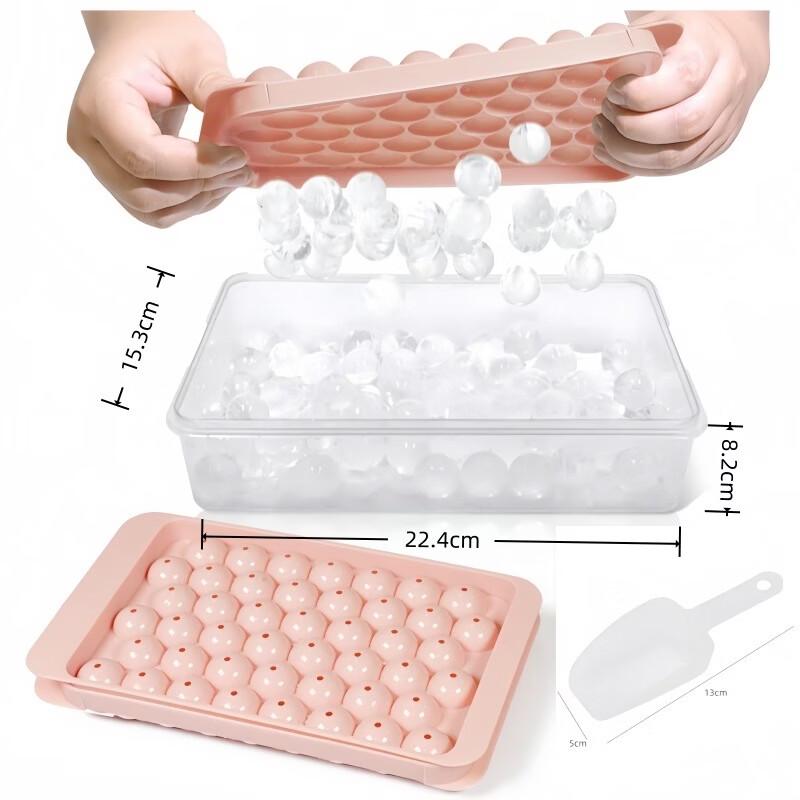 Abay Large Blue Spherical Ice Mold Set