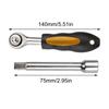 MultiFunction Hand Tool Kit With Ratchet Wrenches Handle And Screwdriver Set For Repairs