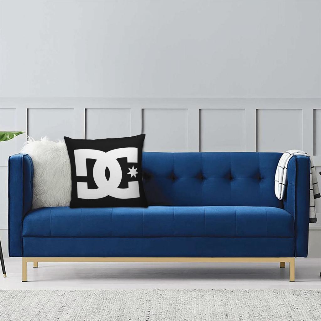 DC Shoe Co Fronha Quadrada Capa de Almofada Almofada de Encosto para Casa Quarto Carro