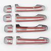 Carbon Fiber Door Handle Cover 8pcs Key holes Trim For Toyota 4Runner 2010-