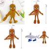Shark Plush Toy With Pp Cotton Filling Short Plush Animal Stuffed Doll For Kids