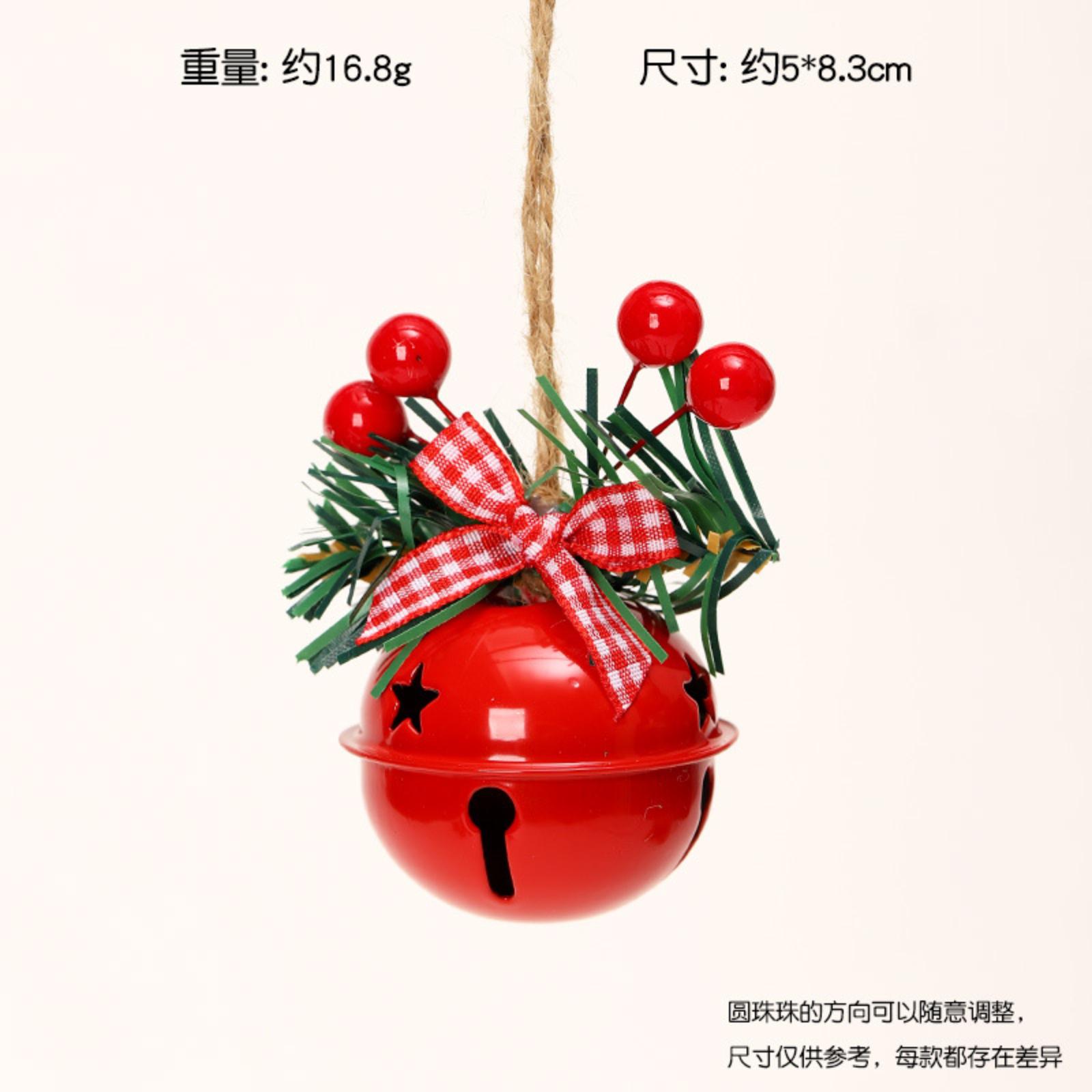 

Рождественские кованые железные колокольчики, украшения для рождественской елки, аксессуары для DIY, реквизит, украшения для окон One Size