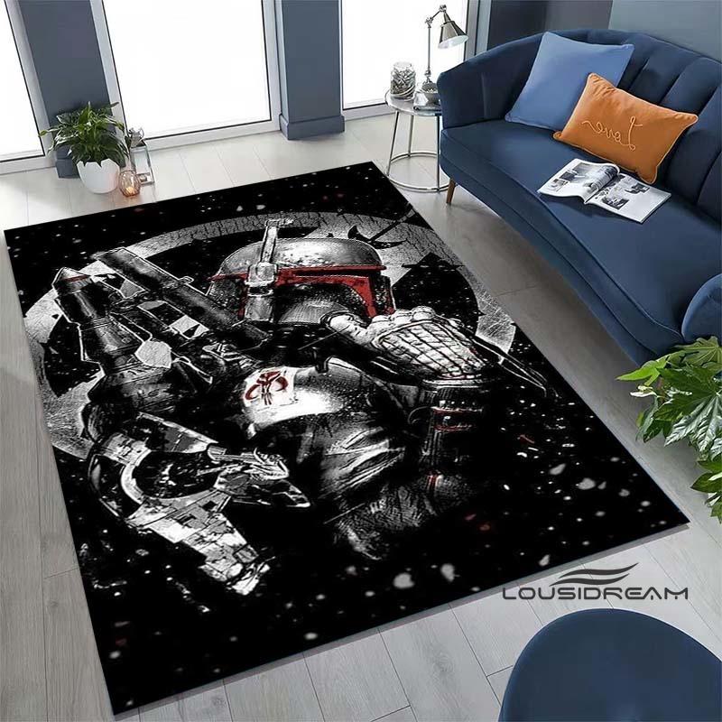 

The New 2026 Star Wars Cartoon Children s Rug Is Suitable for Playrooms, Living Rooms, Bedrooms, and Doormat Decorations. 60x90cm