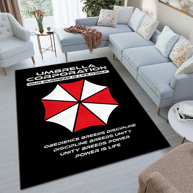 Sci-Fi Game Resident Evil, Umbrella Corporation, Soft Carpet, Home Living Room, Office Chair Pad, Door Mat, Door Mat Carpet U1