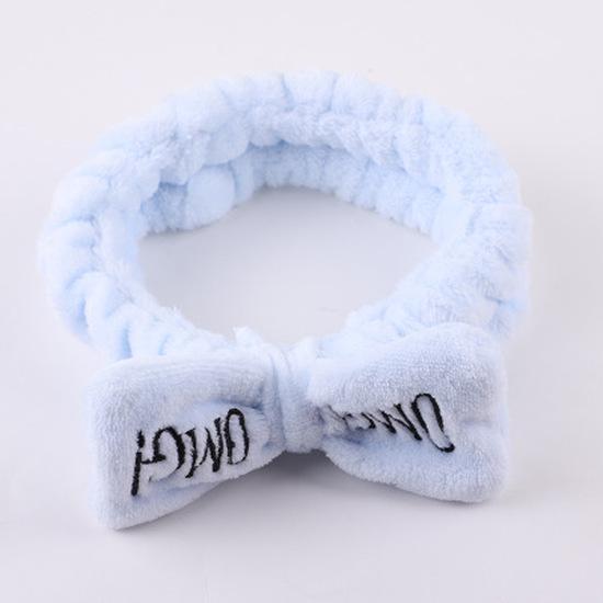 1PC Women's Butterfly Bow Hair Band Fashion OMG Letters Wash Headband Girls Headwear Hairbands