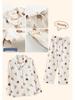 Korean Style Couple Pajamas 2021: 100% Cotton Long Sleeve Homewear for Women & Men - Spring, Autumn, Winter