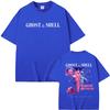 Anime Ghost In The Shell T-shirt Manga Kusanagi Motoko Graphic T Shirts Men Women Fashion Vintage Top Hip Hop Streetwear Oversized Tshirt