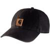 [Carhartt] Cap Outdoor 100% Cotton Hat Simple CANVAS CAP 100289 Black(001) ONE SIZE