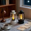 Retro Style Small Lantern Christmas Decoration Pony Lantern LED Candle Kerosene Lamp